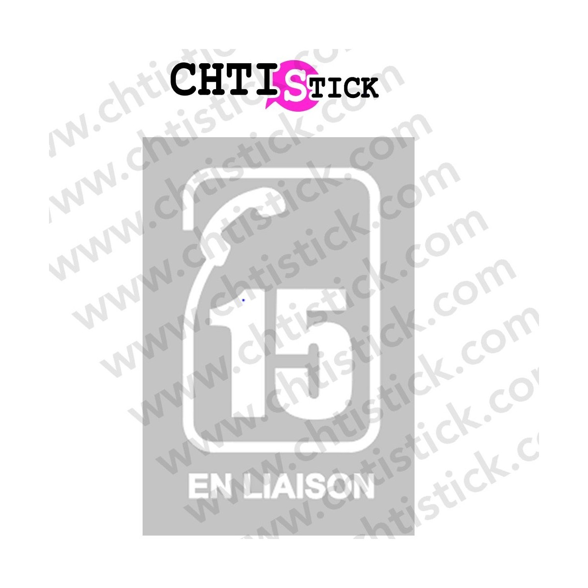 chtistick STICKER 15 AMBULANCE EN LIAISON