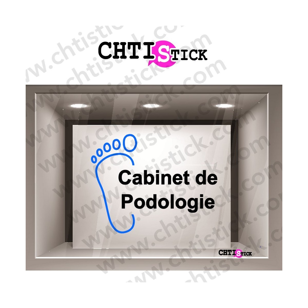 STICKER PODOLOGUE PERSONNALISABLE