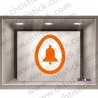 STICKER PAQUES CLOCHE