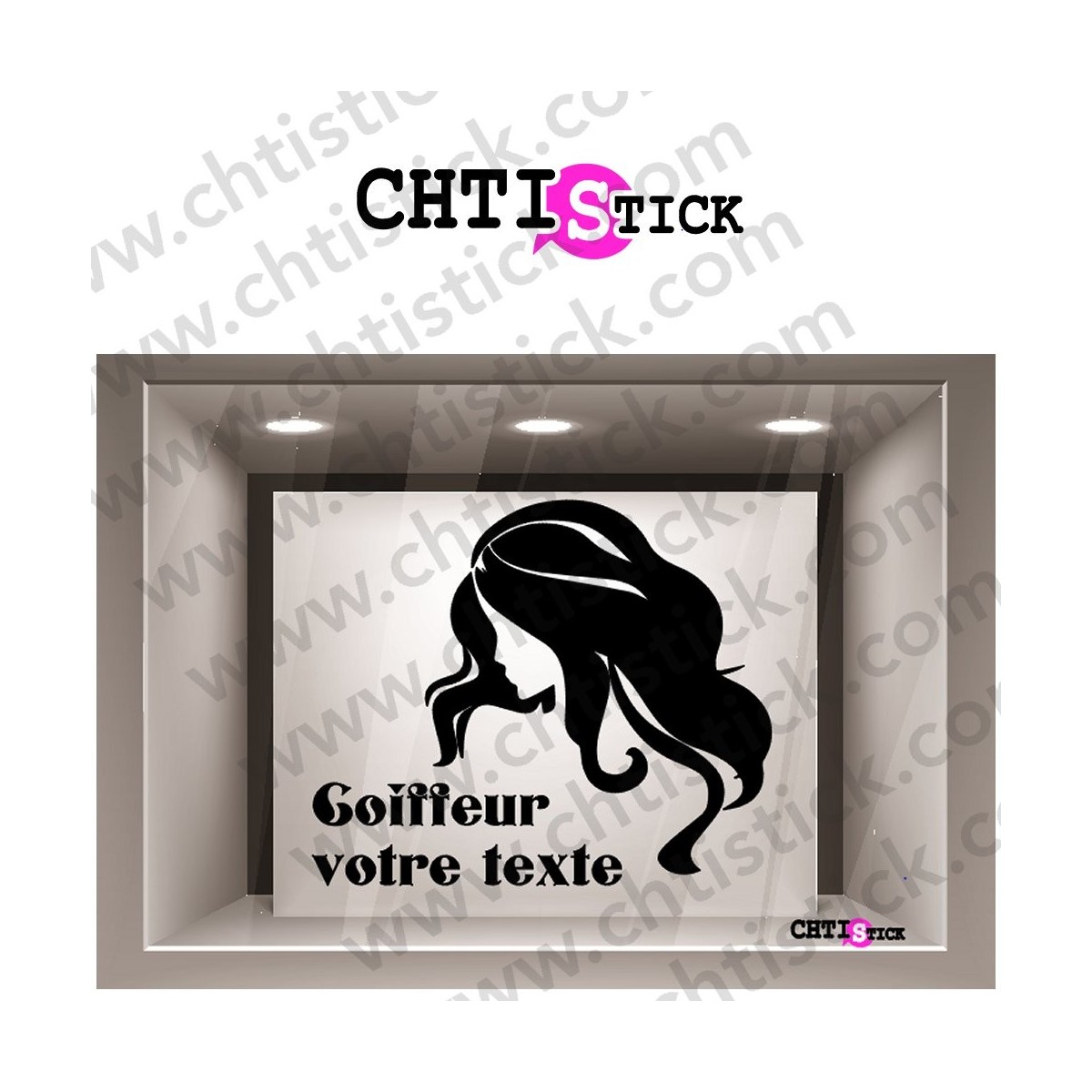 chtistick STICKER COIFFURE NOM