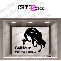 STICKER COIFFURE NOM