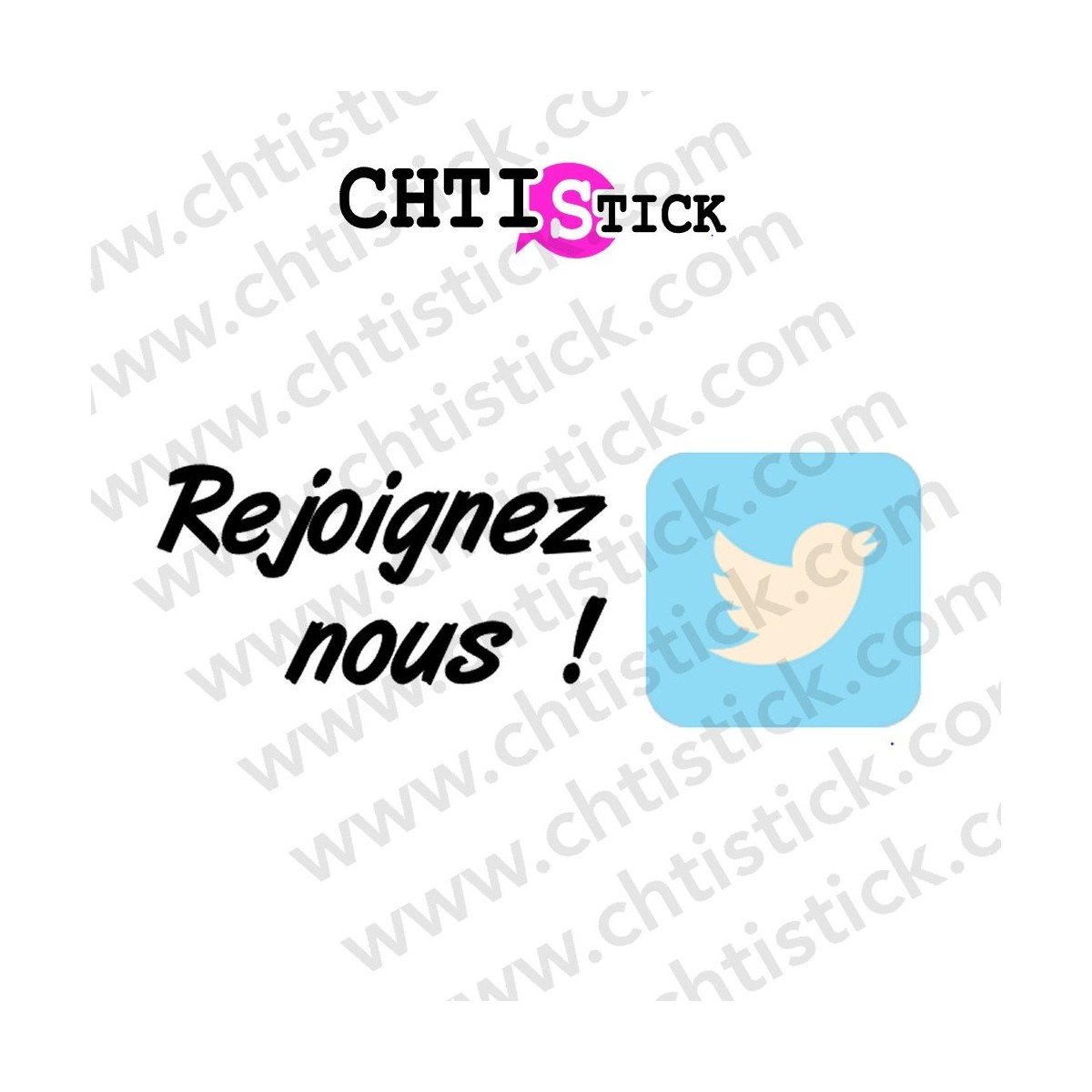 chtistick STICKER TWITTER REJOINDRE