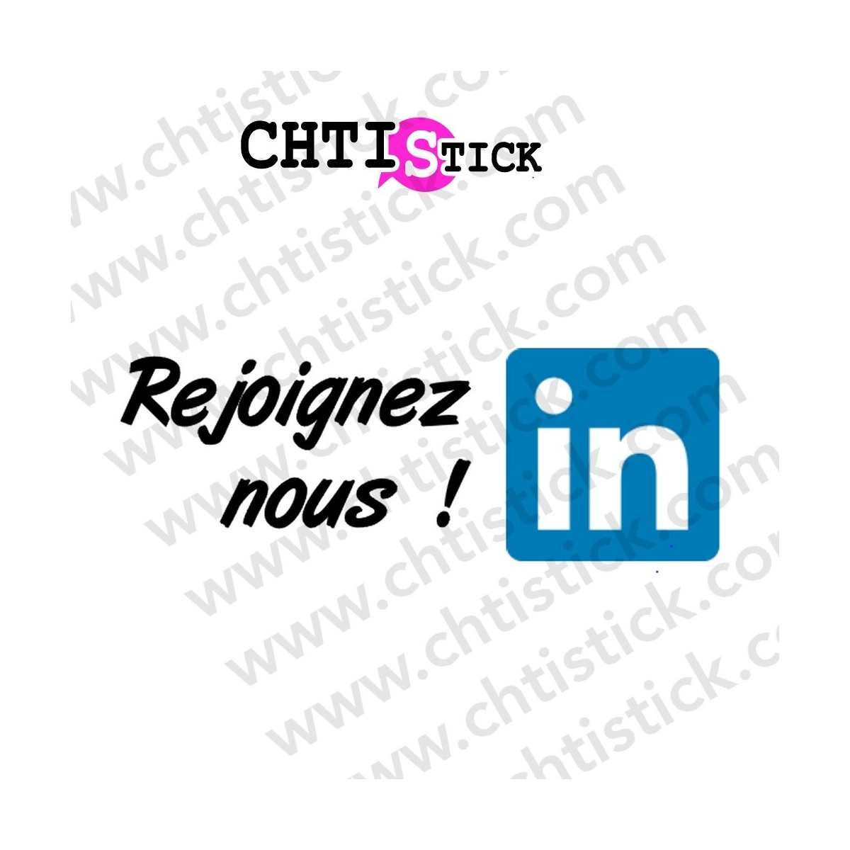 STICKER LINKEDIN REJOINDRE