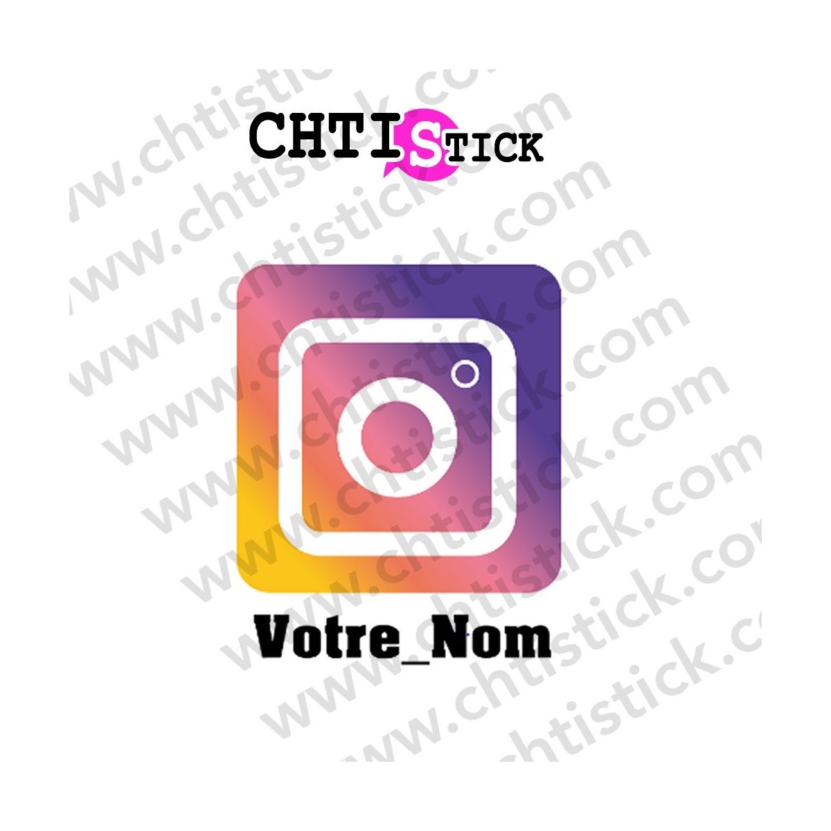 STICKERS INSTAGRAM NOM