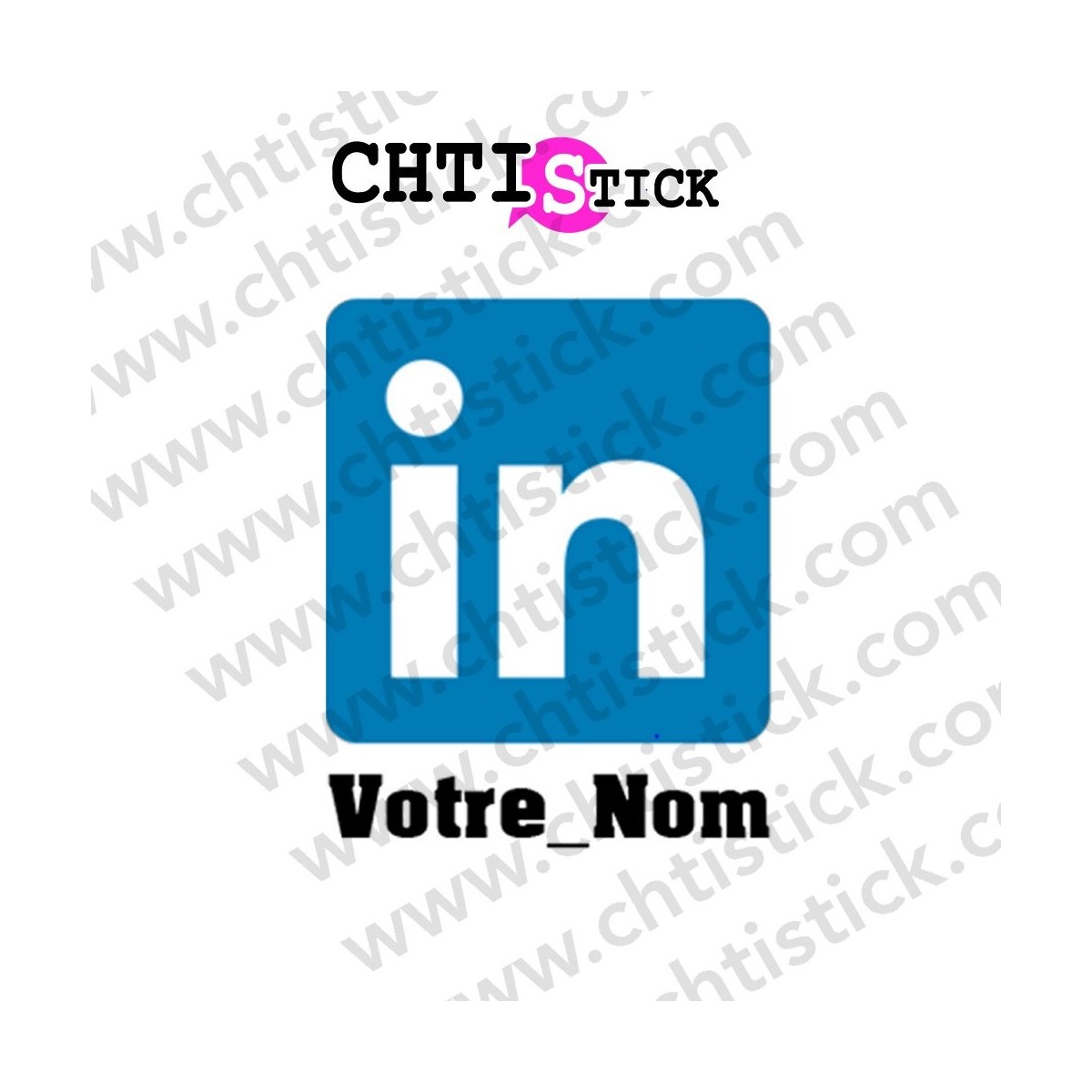 STICKERS LINKEDIN NOM
