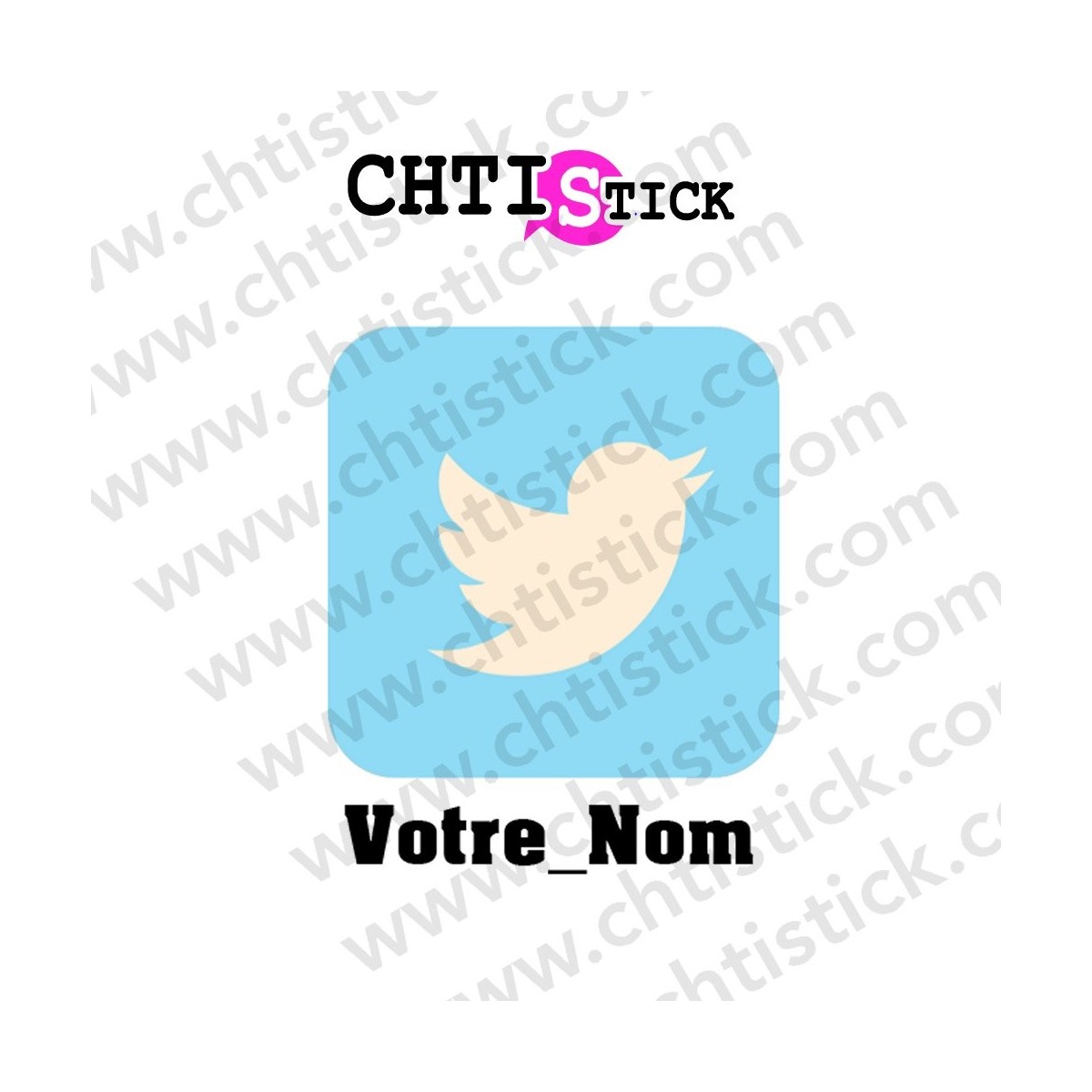 STICKERS TWITTER NOM