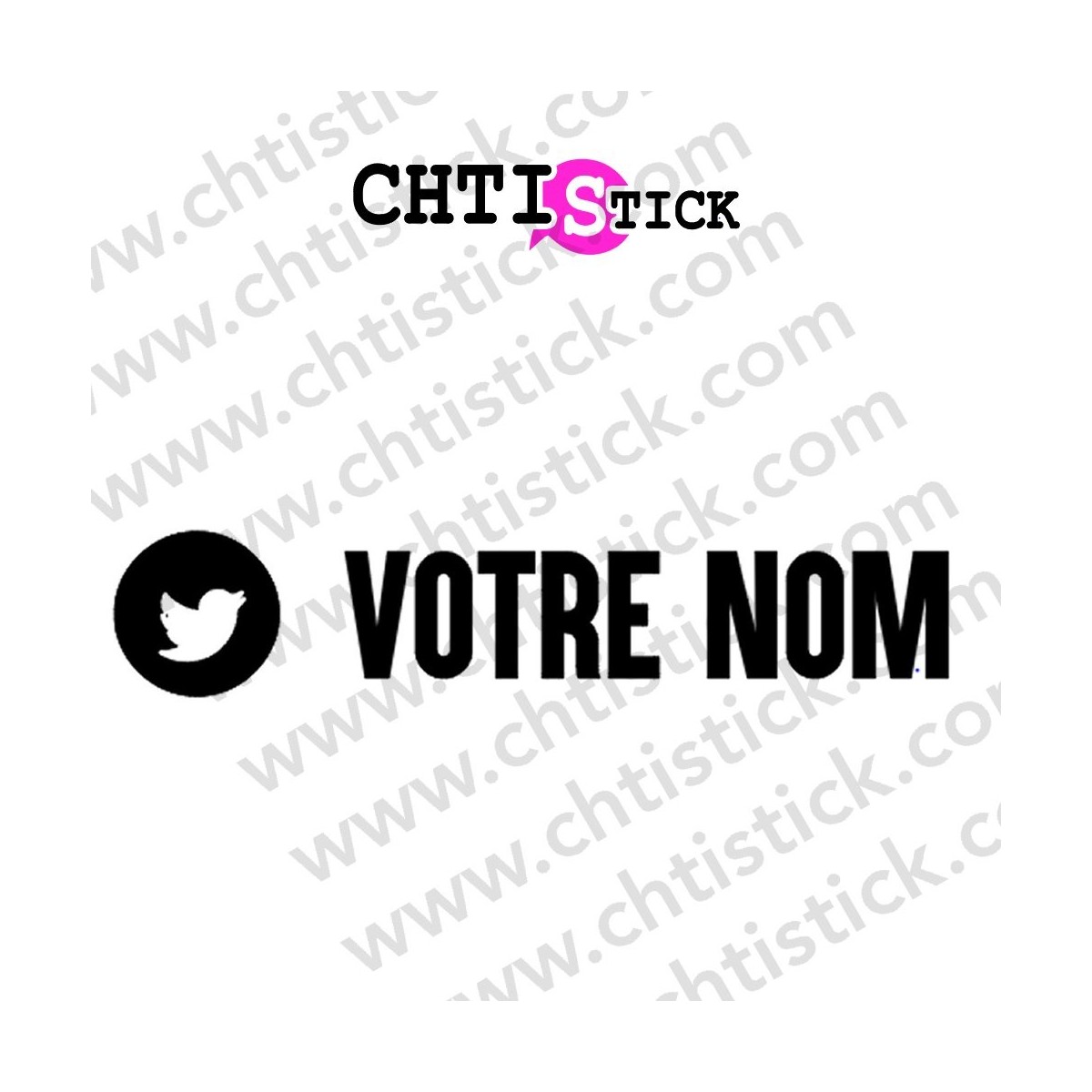 AUTOCOLLANT TWITTER PERSO HORIZ2