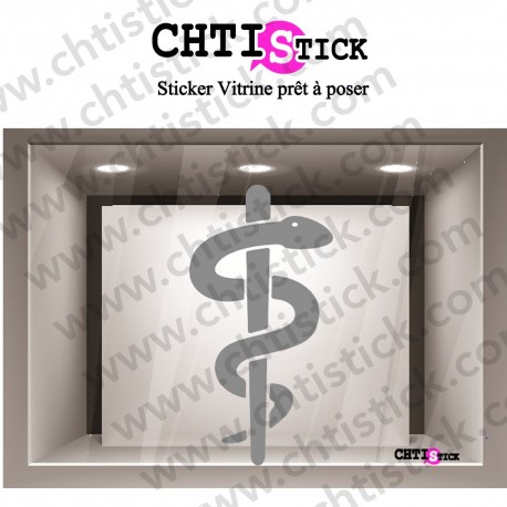 STICKER CADUCEE INFIRMIERE 4