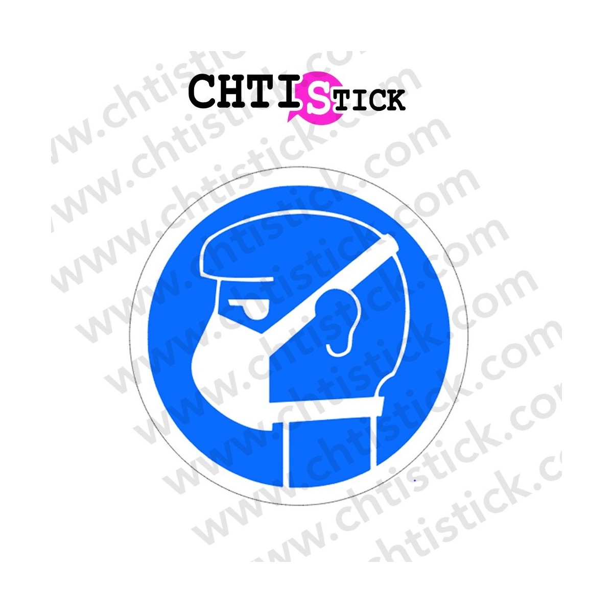 AUTOCOLLANT MASQUE RESPIRATOIRE