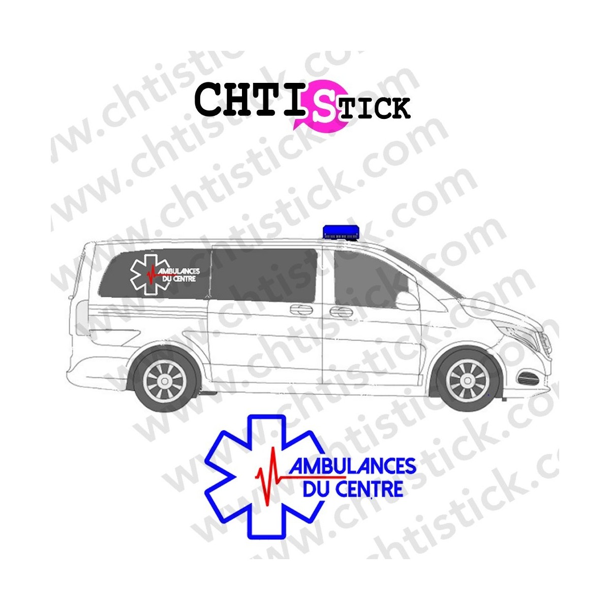 chtistick logo ambulance croix