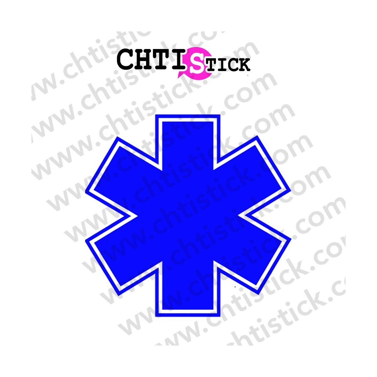 STICKER CROIX DE VIE 