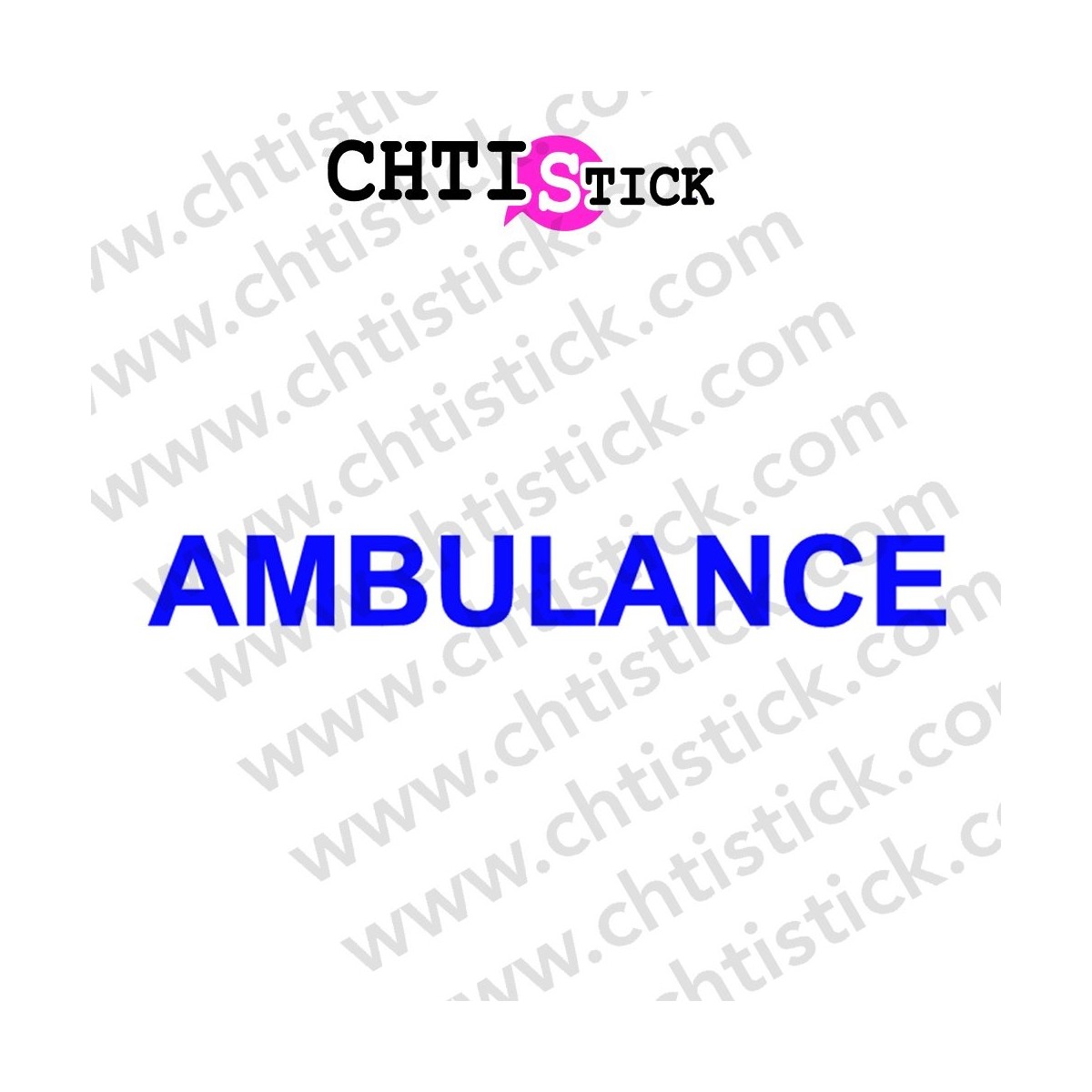 chtistick AMBULANCE MIROIR