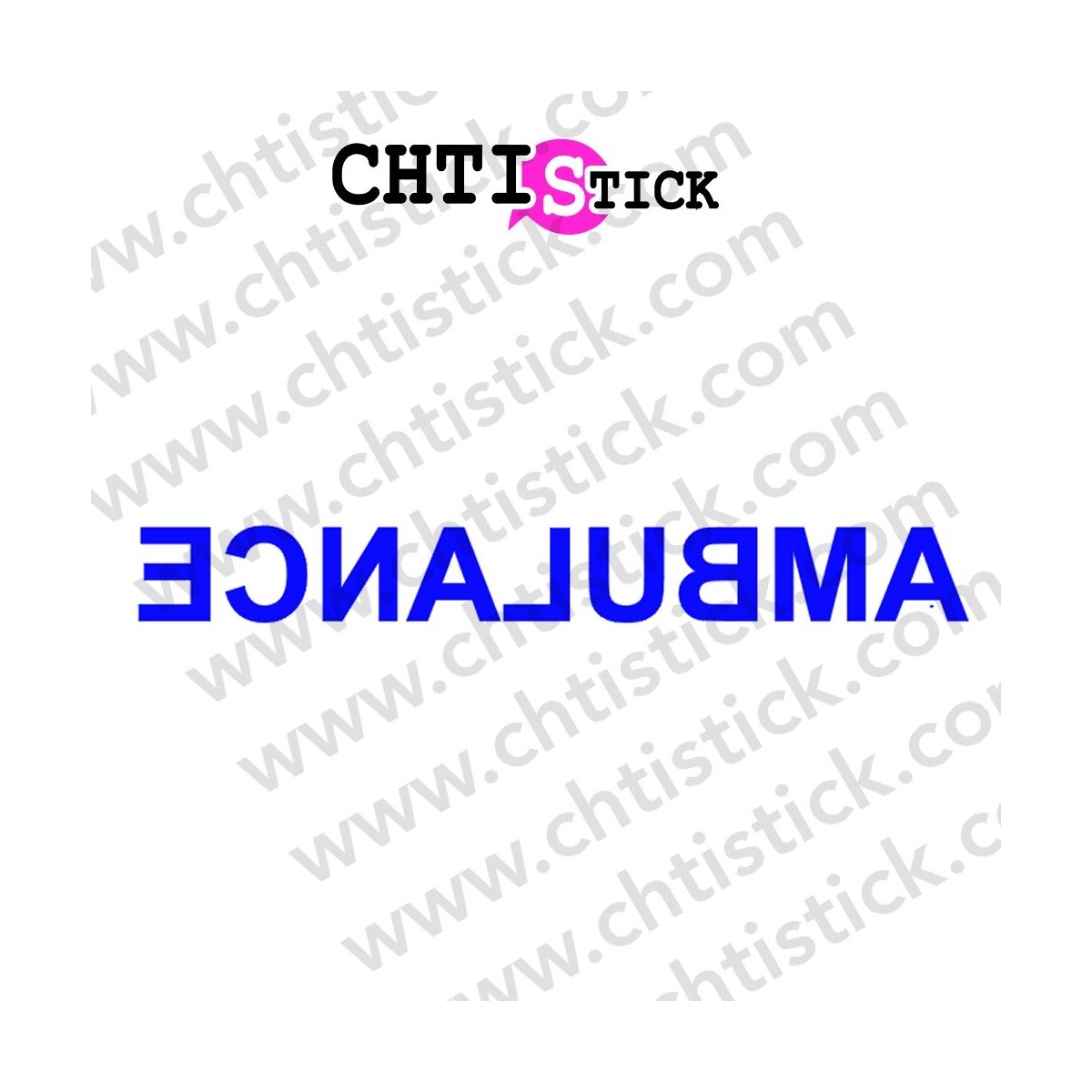chtistick AMBULANCE MIROIR