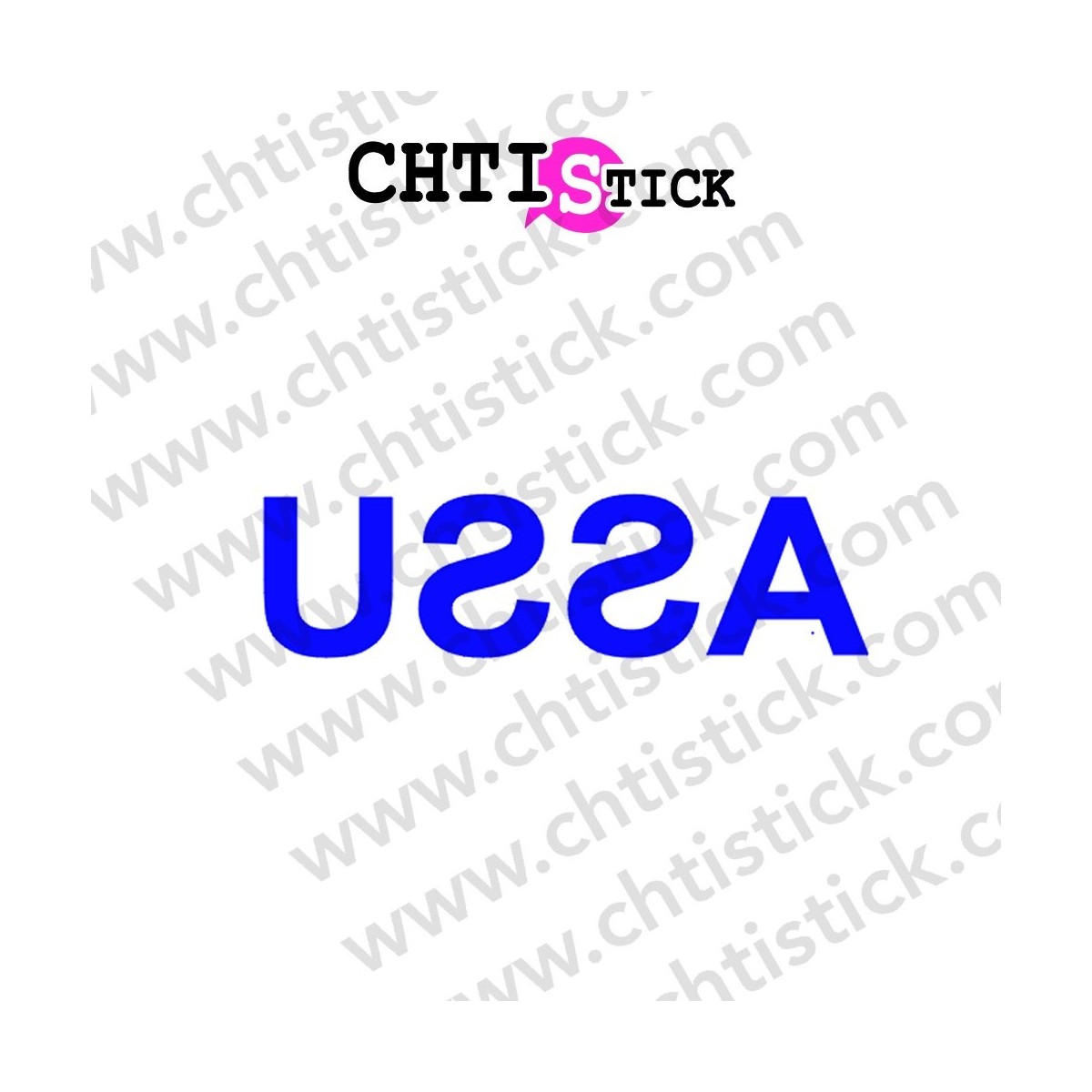 chtistick Sticker ASSU 2 MIROIR