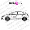 chtistick MARQUAGE VÉHICULE COURTOISIE CITROËN
