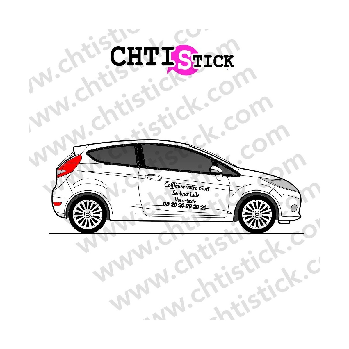 MARQUAGE VEHICULE COIFFEUSE