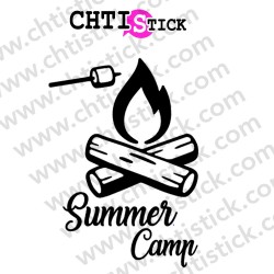 AUTOCOLLANT CAMPING SUMMER CAMP