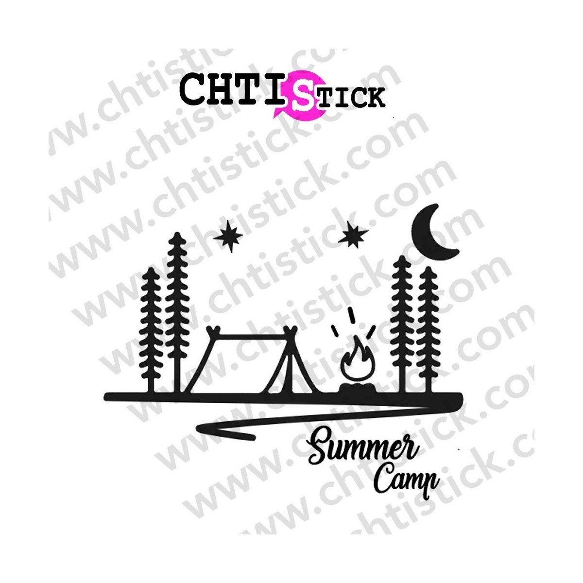 AUTOCOLLANT CAMPING SUMMER CAMP2