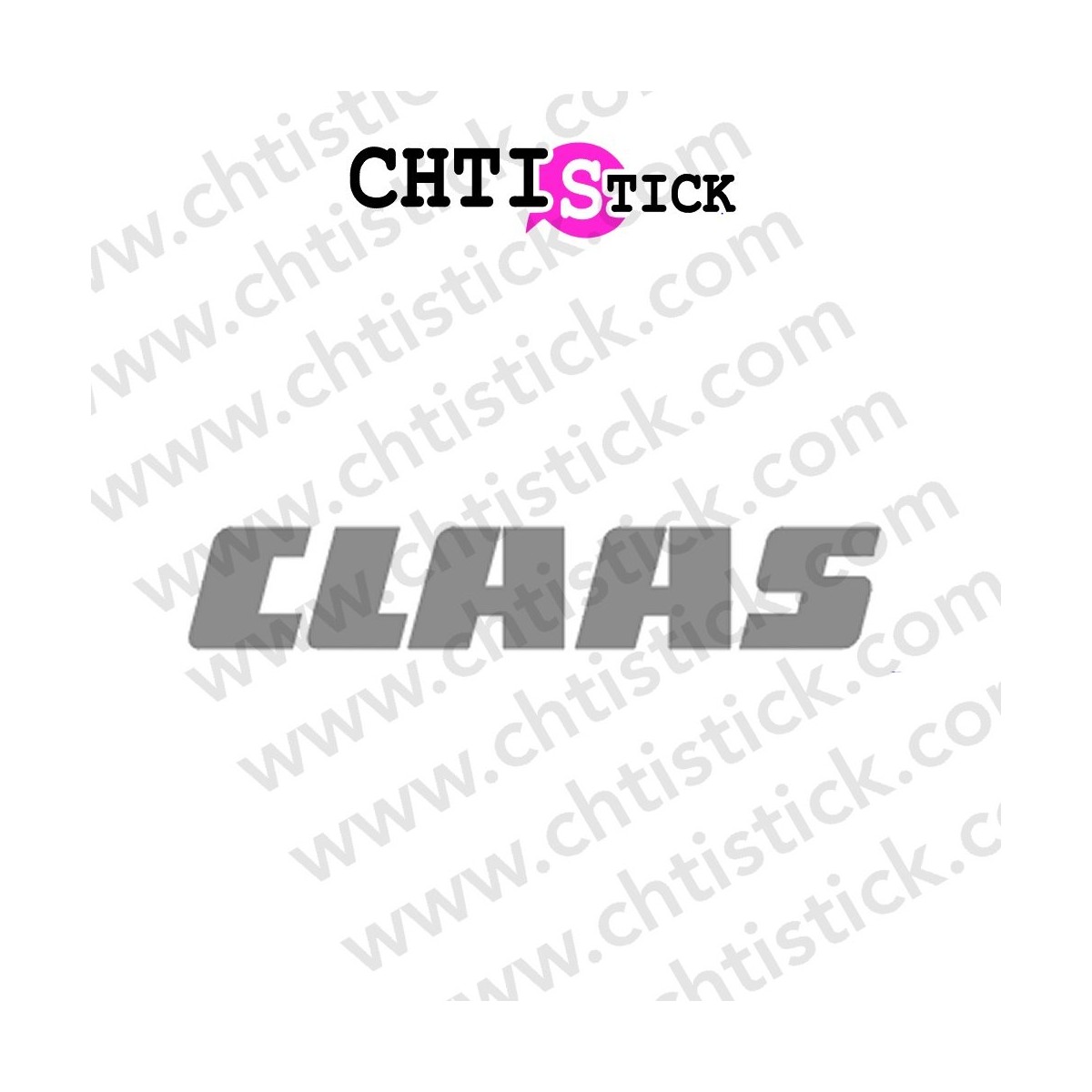 AUTOCOLLANT CABINE DE TRACTEUR CLAAS