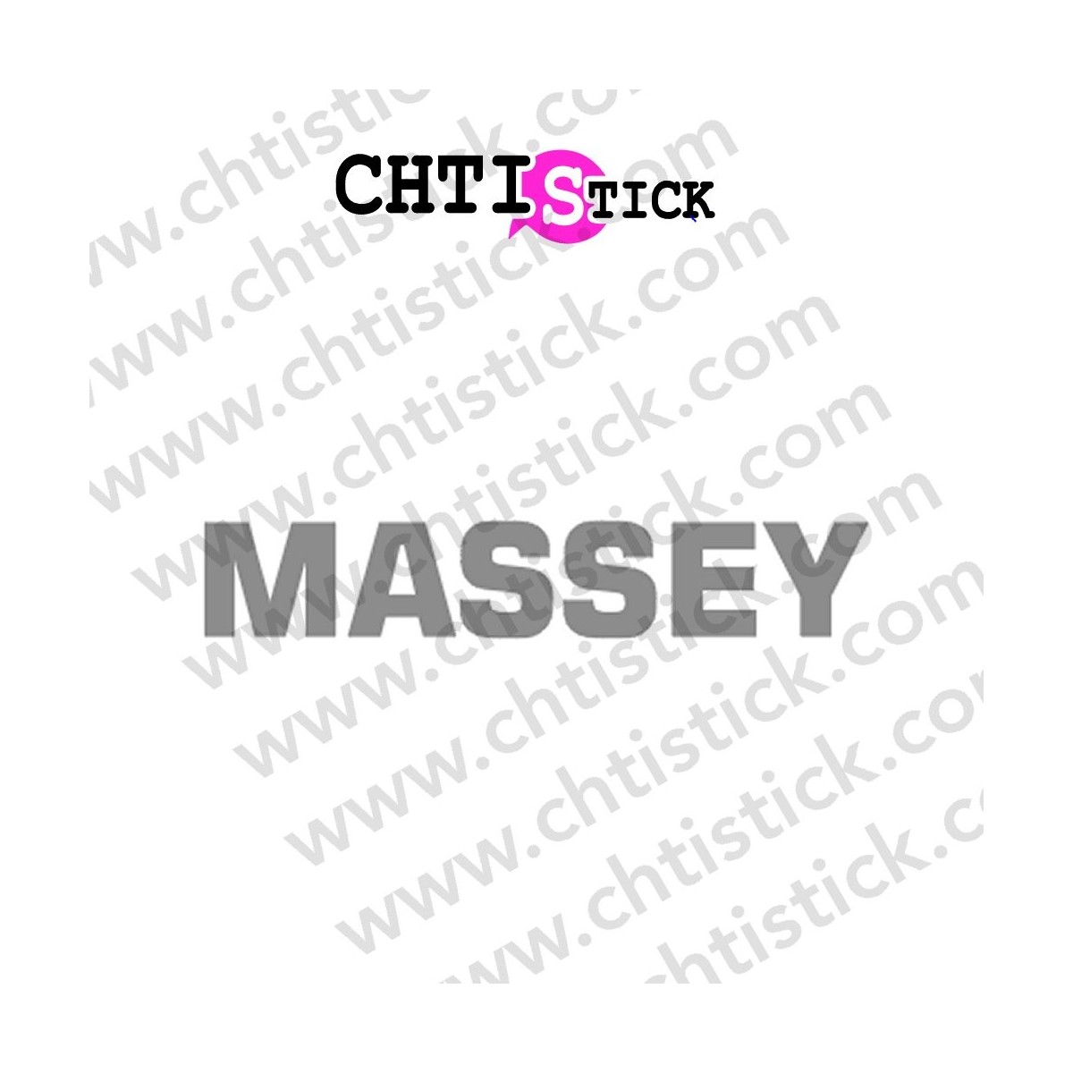 AUTOCOLLANT TRACTEUR MASSEY FERGUSON