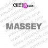 AUTOCOLLANT TRACTEUR MASSEY FERGUSON