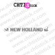 AUTOCOLLANT TRACTEUR NEW HOLLAND PU