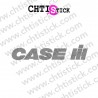 chtistick AUTOCOLLANT CABINE TRACTEUR CASE