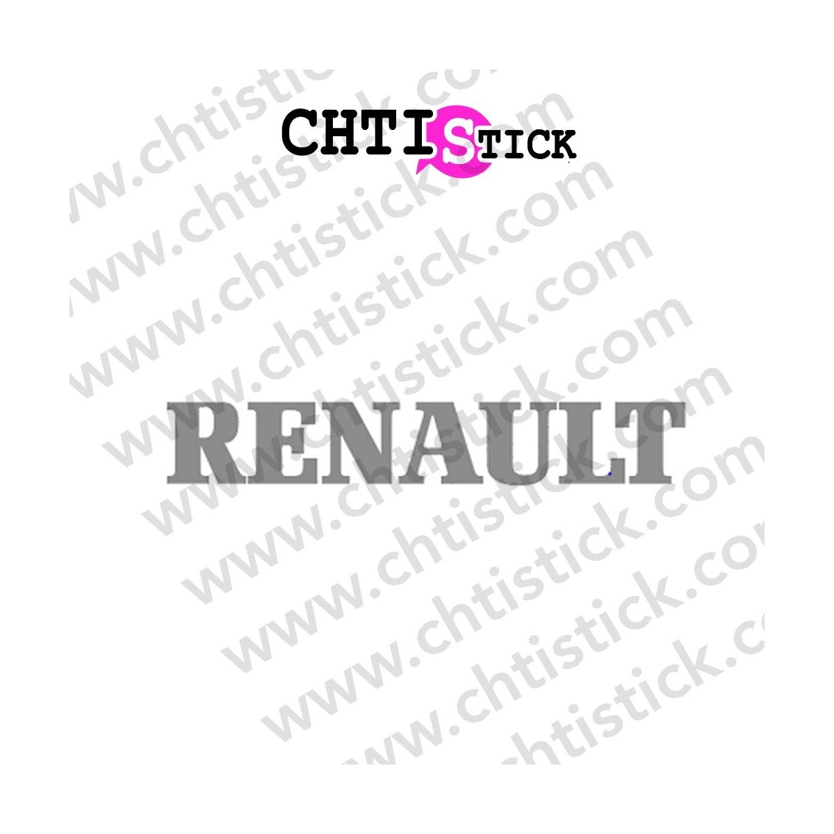 AUTOCOLLANT TRACTEUR RENAULT