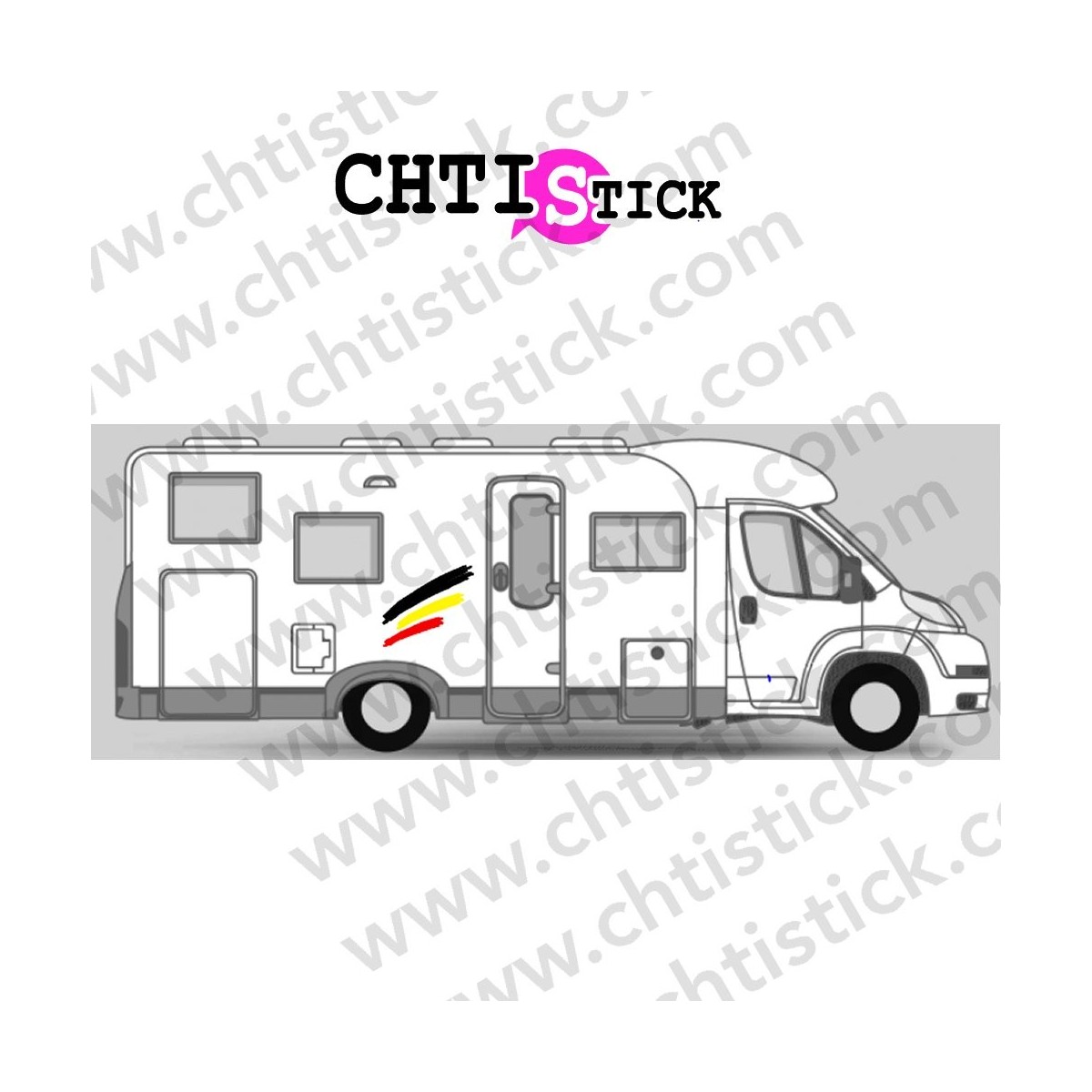 STICKER DECORATION CAMPING CAR 17 B