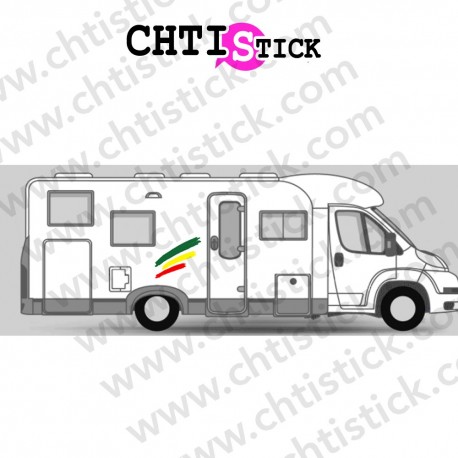 STICKER DECORATION CAMPING CAR 17 P