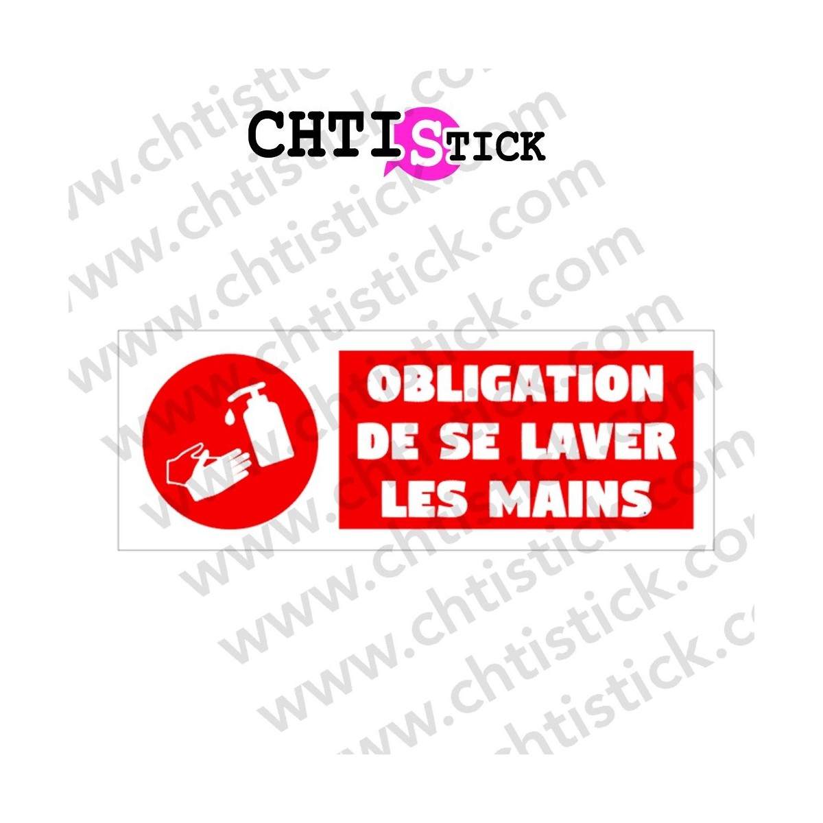 AUTOCOLLANT OBLIGATION LAVER MAINS GEL F