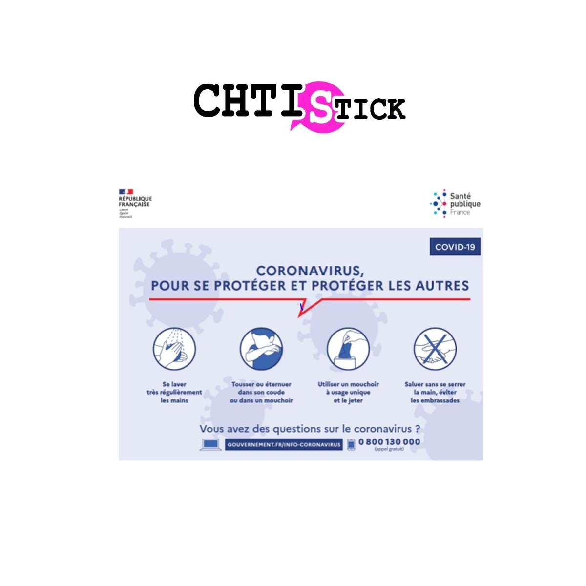 AUTOCOLLANT COVID 19 CORONAVIRUS