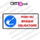 AUTOCOLLANT MASQUE RESPIRATOIRE 4