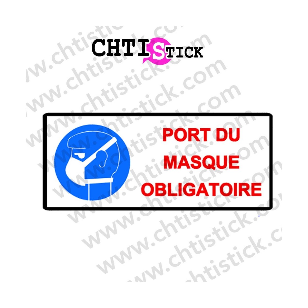 AUTOCOLLANT MASQUE RESPIRATOIRE 4