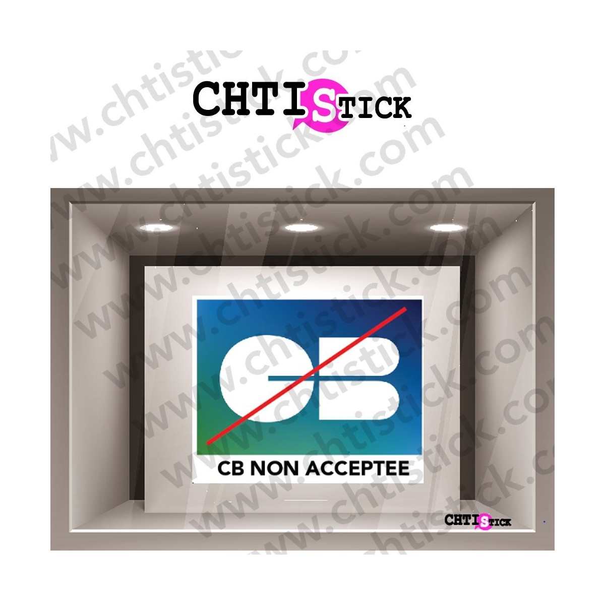 STICKERS CB NON ACCEPTEE