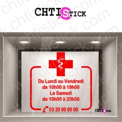 STICKER HORAIRES INFIRMIERE 2