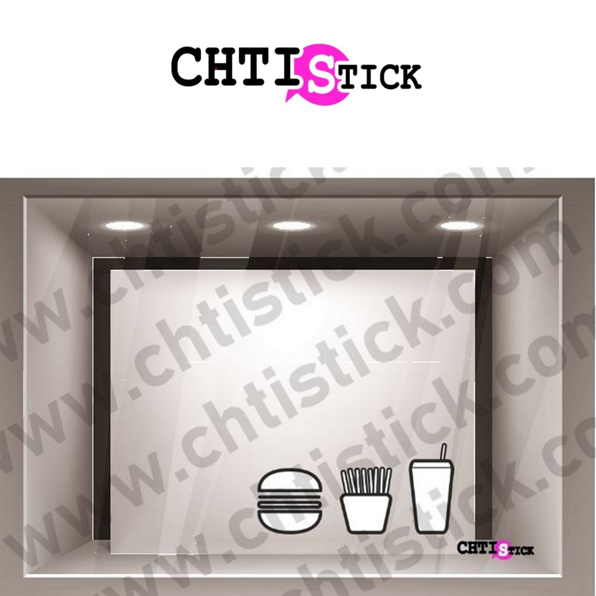 chtistick STICKER KIT SNACK