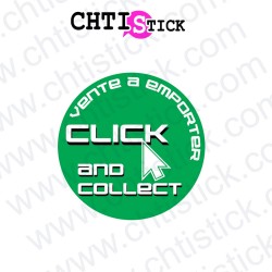 AUTOCOLLANT CLICK & COLLECT 3