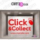 AUTOCOLLANT CLICK & COLLECT SS FOND