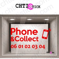 AUTOCOLLANT PHONE & COLLECT