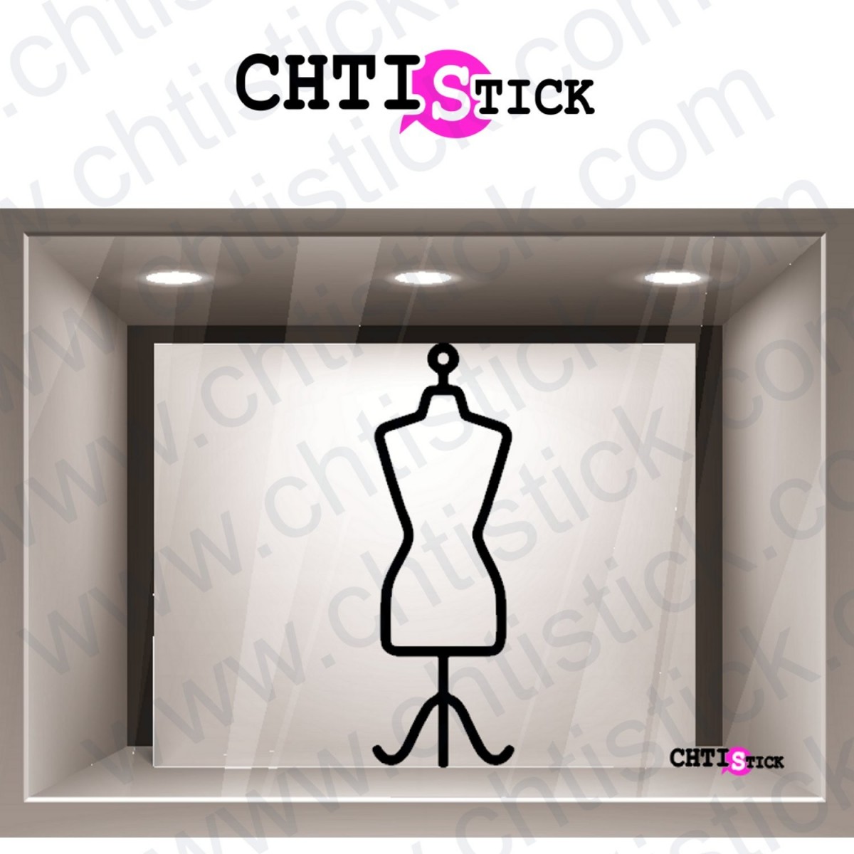 STICKERS BUSTE COUTURE