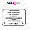 chtistick STICKERS ENSEIGNE HORAIRES PERSO