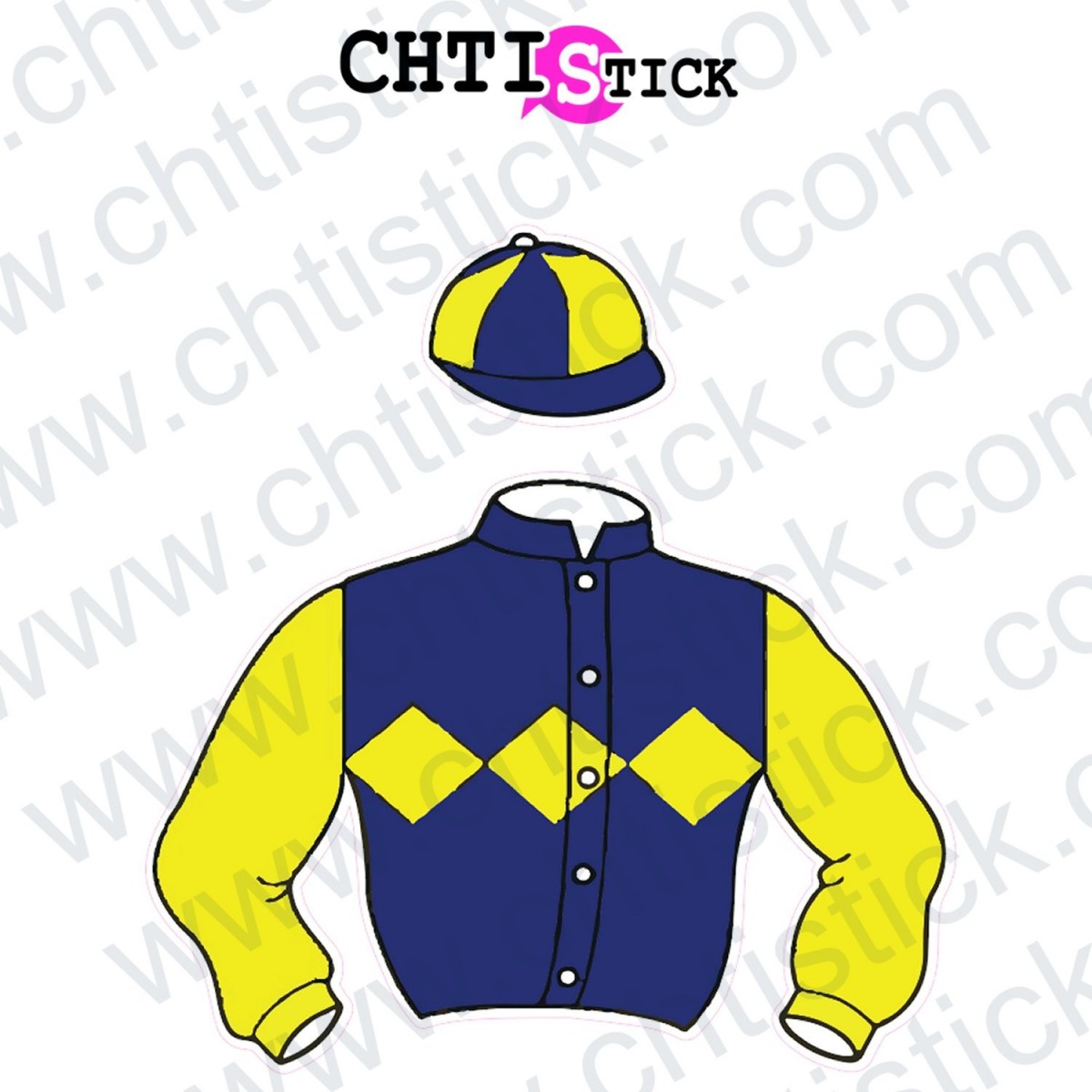 AUTOCOLLANT CASAQUE CAVALIER