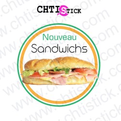 AUTOCOLLANT SANDWICH NOUVEAU