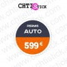 chtistick AUTOCOLLANT TARIF PERSO