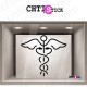 AUTOCOLLANT CADUCEE MEDICAL DES