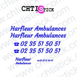 MARQUAGE AMBULANCES HARFLEUR GV