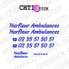 chtistick MARQUAGE AMBULANCES HARFLEUR GV