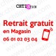 AUTOCOLLANT RETRAIT MAGASIN TEL2