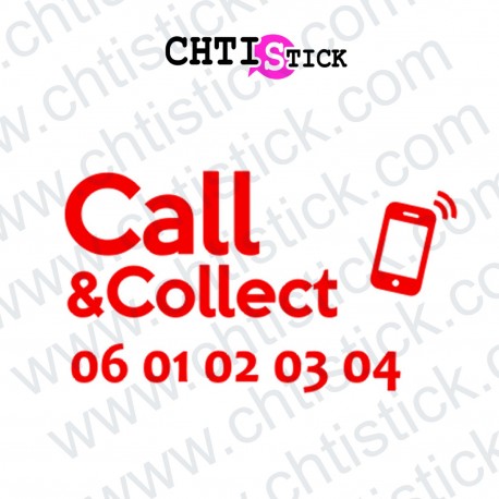 AUTOCOLLANT PHONE & COLLECT